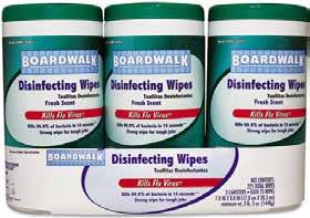 BWK-354-W35 8" x 7", 35 Wipes/Canister, Fresh Scent 12 CT BWK-354-W75 8" x 7", 75 Wipes/Canister,