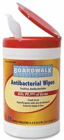 7", 35 Wipes/Canister, Lemon Scent 12 CT BWK-355-W75 8" x 7", 75 Wipes/Canister, Lemon Scent 6 CT