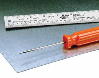 HVAC-Tools of the Trade Awls, Scribers & Dividers Scratch Awls Carbide Tipped Scriber Always a Sharp Point.