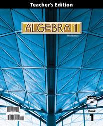 Math Buying Guide, High School BJU Algebra I- (3rd edition) Bob Jones