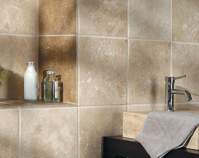 IVORY ALTERRA TUMBLED TRAVERTINE COLLECTION Floor / Wall
