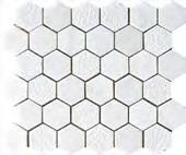 Hexagon Textured Mosaic 10 3/8 x12 x3/8 Sheets MS01291 DIANA