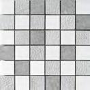 WHITE & BRITANNIA 2 x2 Textured Mosaic MS01307