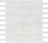 Mosaics MS01333 ASPEN WHITE HONED Staggered Mosaic