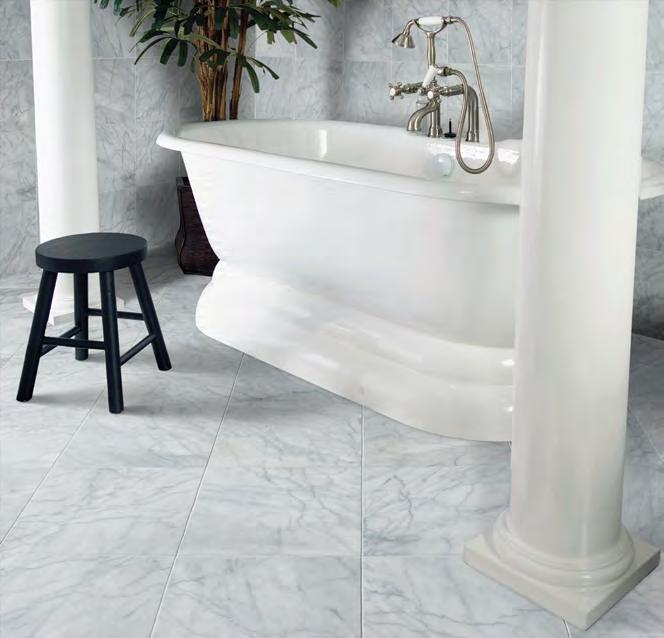 AVENZA HONED MARBLE COLLECTION Product Featured: Avenza Honed 12 x12 x3/8 TRADITIONAL TO CONTEMPORARY... A STONE FOR ALL AGES The Avenza Collection transcends time.