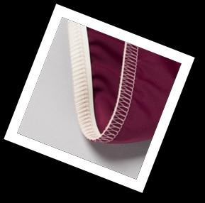 Elasticator: Attaching Elastic Fabric: Medium weight cotton, 3 x 14 and 12 length of ½ nylon or cotton braid elastic Needle: 75/11 Stretch or Ballpoint Thread: 2 cones of overlocker thread and 2