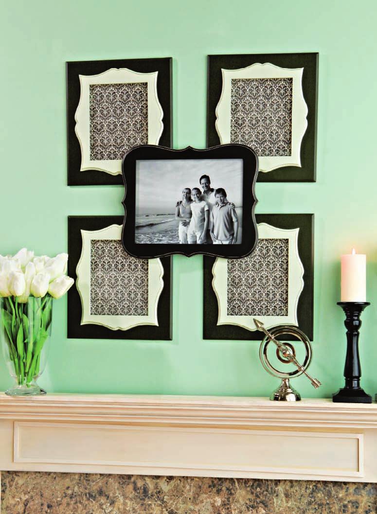 one four all These simple frames were made to mingle! That means you re in for can t-miss-it impact when you display them as a group. In a formal space try a lateral arrangement.
