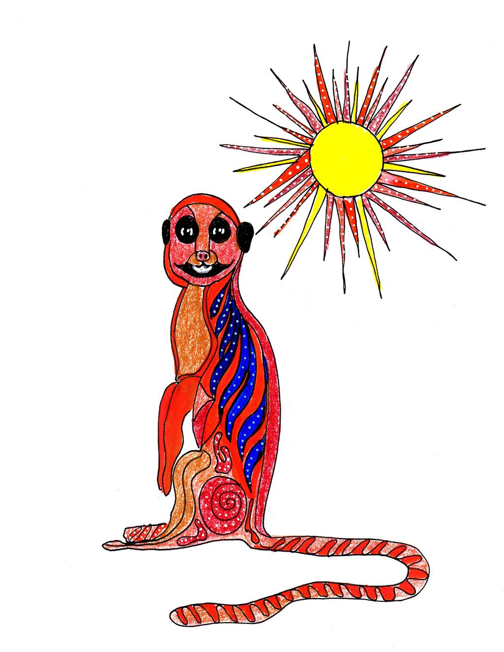 Doodle Extravaganza Day #22! Meerkat Meerkat! What whimsical creatures bring a twinkle to your eye? Today, try doodling funny creatures that delight you...real or imagined. you'est you!