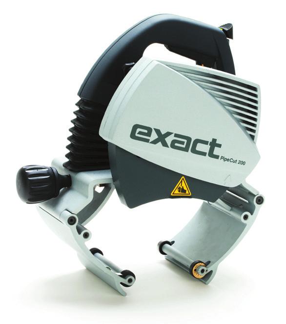 A Unique, Eact method for cutting pipes. The Eact pipe cutting system is designed and made for professional use. All pipe cutters are lightweight, easy to carry and operate on-site.