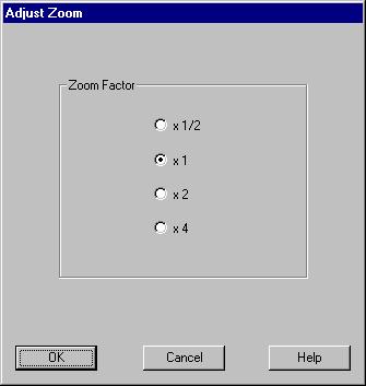 3.4.7.4 Zoom function The zoom frame is used in exactly the same way as a magnifying glass.