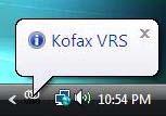 VRS Toolbar icon When a VRS source is selected in any application an Icon is placed on the toolbar of the desktop.