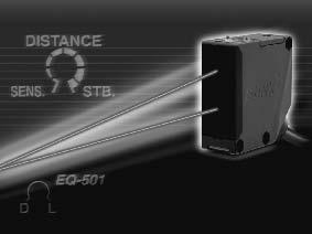 EQ-5 SERIES ADJUSABLE RANGE REFLECIVE PHOOELECRIC SENSOR Multi-voltage Amplifier Built-in Long sensing range.
