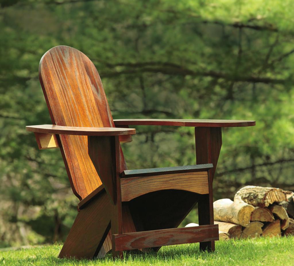 Westport Chair By Rob Johnstone The big brother of the Adirondack chair, the Westport chair is a familiar Northwoods classic.