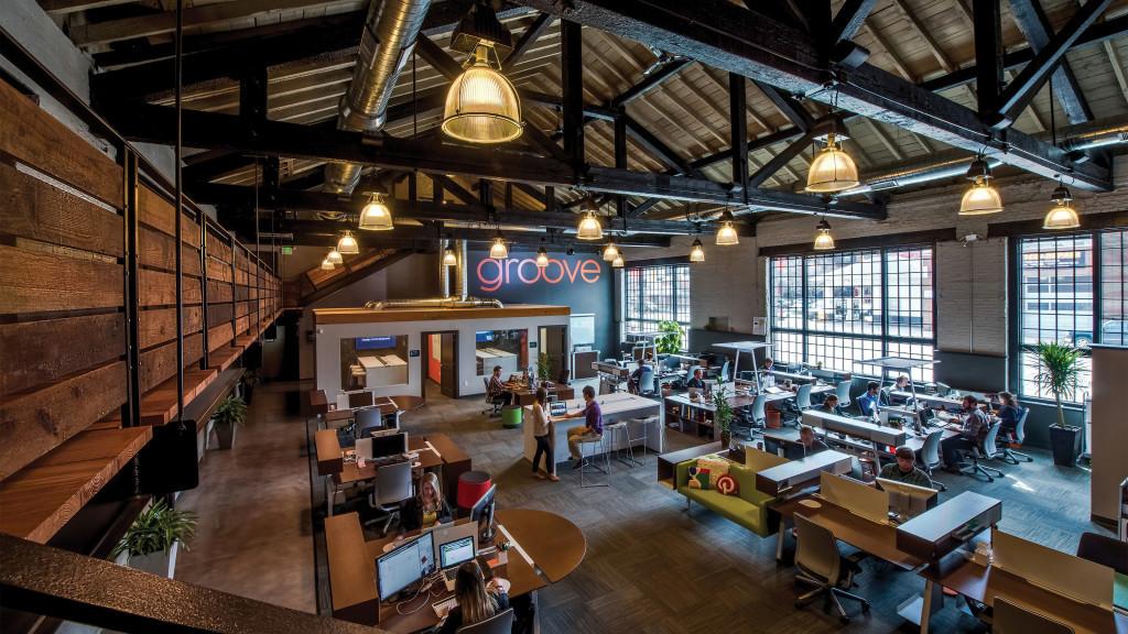 Startups Digital Agency Finds its Groove Because most of Groove s work is collaborative in nature, the majority of the new space is designed for co-creation and brainstorming.