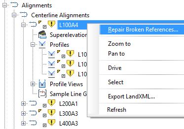 Civil 3D Reference Objects A Civil 3D data shortcut provides a link to an object (surface, alignment, profile, pipe network or view frame group) and is created from the source drawing containing the