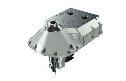 Hob head The tool spindle is directly driven by a maintenance-free AC motor.