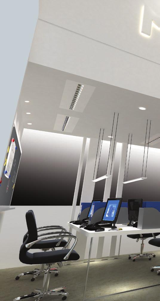 5 7 6 Commercial Light ing 4 Off ice environments are rapidly changing to keep pace with today s fast-moving workstyles.