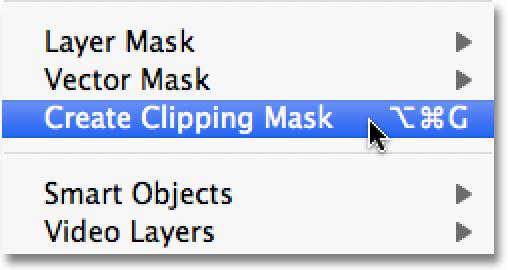 Step 11: Create A Clipping Mask Click on Layer 1 in the Layers panel to select it.