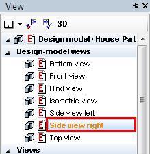GENERATING THE ELEVATIONS In the Views Manager, open the Design-model
