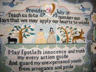 scenes ~ I ve shown you two closeups to try to capture the beauty of this needlework!