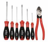 18 Cutting capacity up to 3mm hardened piano wire Soft Grip BiCut SuperCut Soft Grip BiCut SuperCut & Screwdriver Set 32636 Soft Grip BiCut SuperCut For cutting various materials from soft to