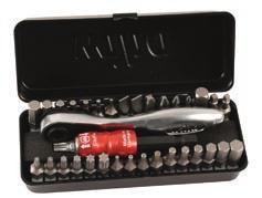 Set Includes Universal Bit Holder-magnetic and the following 30 bits: Slotted: 4.5, 5.5, 6.