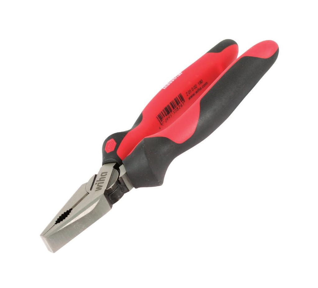 Dynamic Joint Slip guards molded into grip Anti-slip soft dual material handles for safe gripping Industrial SoftGrip Combination Pliers Made by Wiha 309 Industrial Combination Pliers DIN ISO 5746