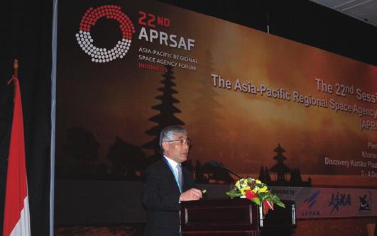 Overview The twenty-second session of the Asia-Pacific Regional Space Agency Forum (APRSAF-22) successfully concluded its 4-day program on Friday, December 4, 2015, in Bali, Indonesia.