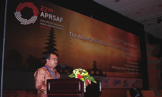 APRSAF-22 consisted of the Plenary session and four working group sessions that were held in parallel reorganized at APRSAF-21 last year. There were also relevant events in conjunction with APRSAF-22.