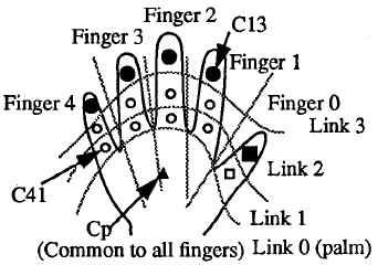 Grasp Taxonomy by Cutkosky & Wright Grasp Analysis Low and Mid Level Grasp Features Weber, Heumer & Jung, 2005 Track finger and hand joint angle values with CyberGlove