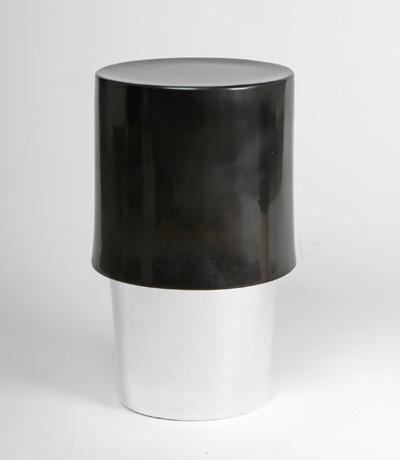 Little Pawn Side Table Patinated & silver
