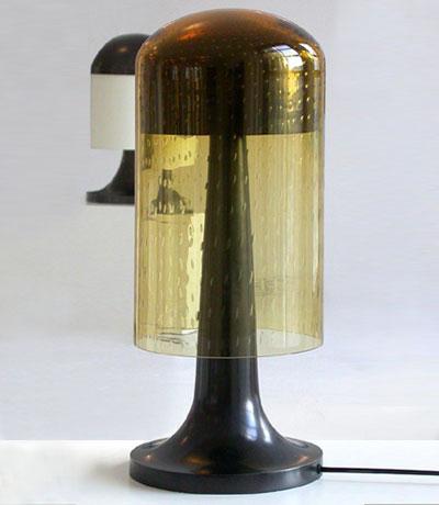 Table Lamp Hat Black Bronze and