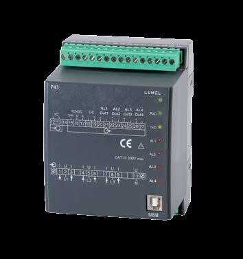 standard signals ND20 - power network meter N43- rail mounted 3-phase