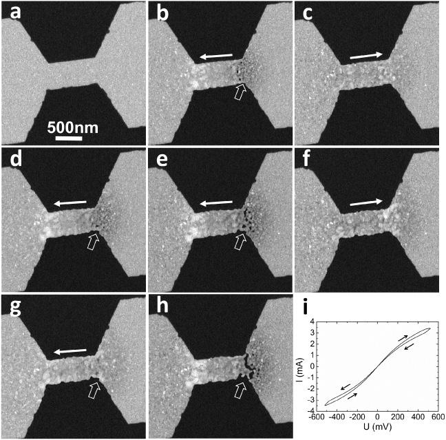In situ TEM Characterization of Electrical Properties of Semiconductor Nanowires In current example, by means of in situ TEM authors monitored a breakdown process of InAs nanowires induced by