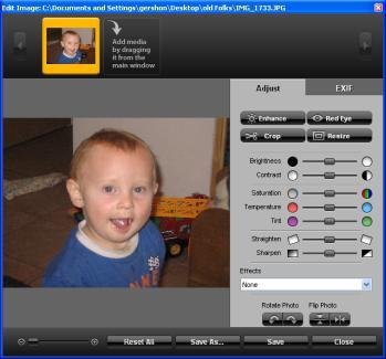 5. Edit photo Click the Edit Photo button to open the Edit Photo wizard to edit your photo. 6.