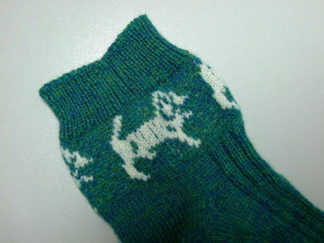 1 Going to the Dogs - Toe Up sock Pattern Judith Helms 2010 ection I- Fitted toe