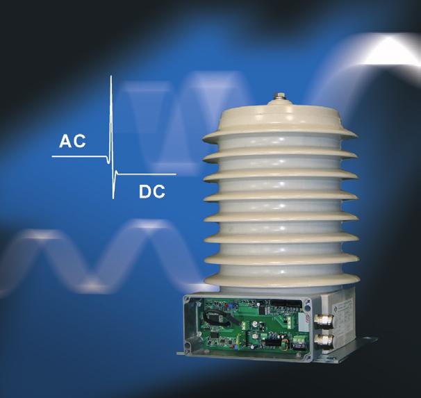 Ohmic Voltage Sensor GSER 16 including Isolating Amplifier EGIW 804 AV Medium Voltage