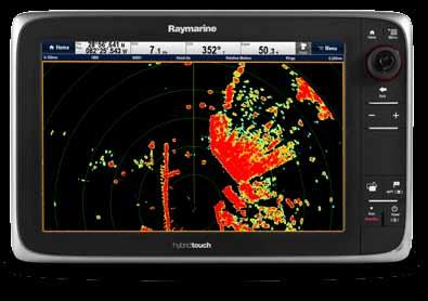 Antenna Boost Super HD Color radar signal processing reduces the effective antenna beam width of the radar signal, delivering the performance and resolution of more powerful and larger radar arrays.