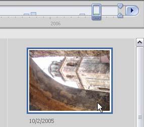To rotate an image in the Organizer workspace: 1. Select an image that needs rotating in the Organizer (Figure 2)
