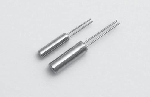 TUNING FORK CRYSTAL UNITS (Cylinder Type) RoHS compliant / Pb free CFS-206. CFS-145. CFV-206 FEATURES Best suited for portable devices with low current consumption.