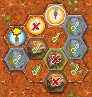 yellow flyer movement options A flyer unit can also move and attack through hexes