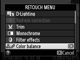 A Creating Retouched Copies During Playback Retouched copies can also be created during playback.