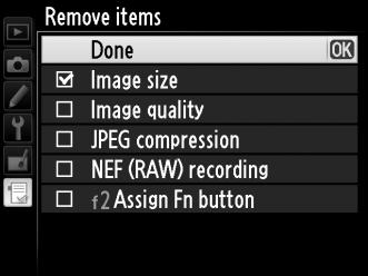 Highlight Done and press J. A confirmation dialog will be displayed. 4 Delete the selected items.
