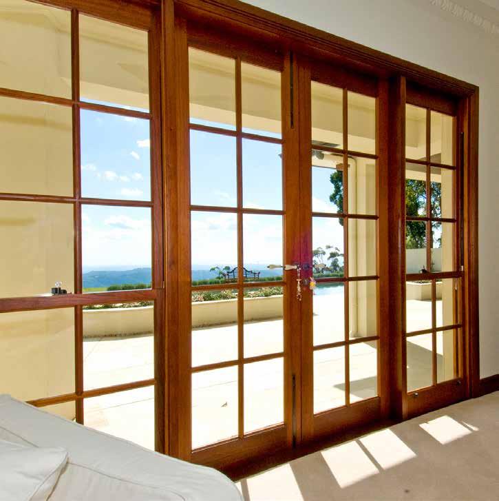 home s look, ranging from classic historical designs to more modern styles. Open up your home with the beauty of Timberware French doors.