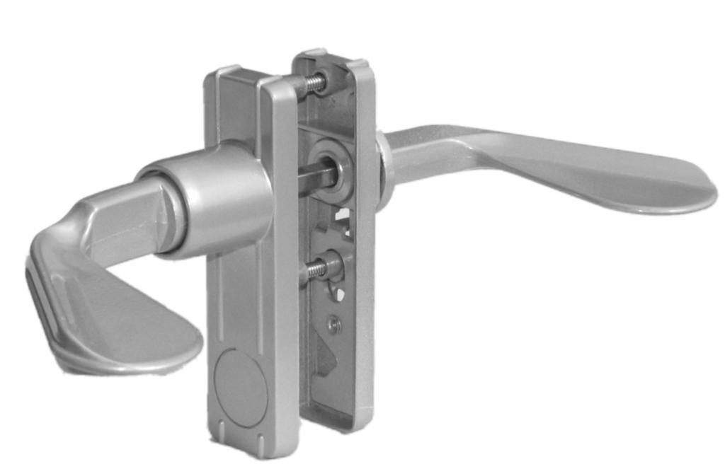 VP Pull Handle Set Lever Latch Sets 17-191-1 17-191-3 White 1-3/4" Hole Spacing. Operates with a single natural smooth action.