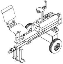 20 ton log splitter 56072 Set up, Operating, and Servicing Instructions WARNING! IMPORTANT INFORMATION The Hitch Coupler MUST be properly secured to the hitch ball of the towing vehicle.