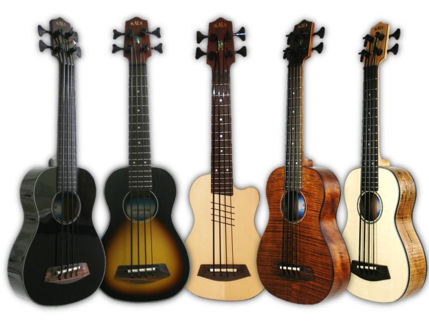 FOR IMMEDIATE RELEASE January 2012 More U-BASS, Less Space Kala adds more bass with less space with the addition of five new models to the U-BASS line of Acoustic Electric 21 scale bass instruments.