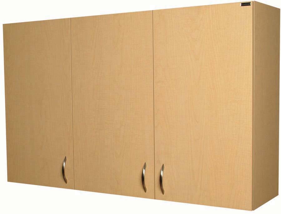 Organizer 32" Upper Storage Cabinet w/ hinged doors & adjustable shelves. 32"W x 12"D x 30"H Organizer 48" Upper Storage Cabinet w/ hinged doors & adjustable shelves.