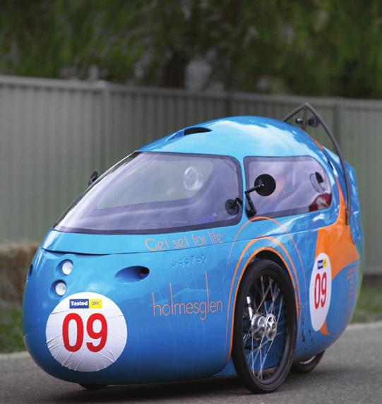 THE ELECTRIC VEHICLE DESIGNED AND BUILT BY STUDENTS Won 1st place in the