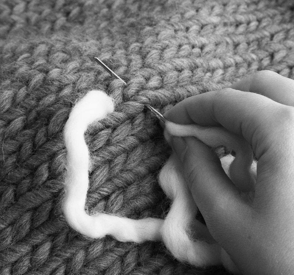 Your duplicate stitch will sit on top of this stitch, hiding the yarn under it, and it will look as if it was a knitted